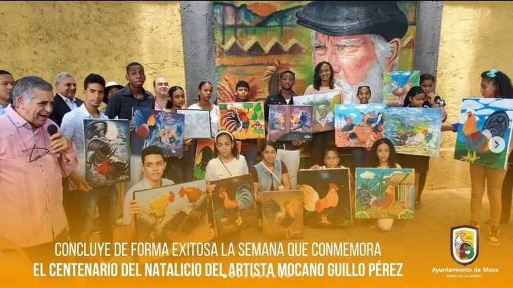 Ha concluido exitosamente la semana que conmemora el centenario del natalicio del destacado artista plástico Mocano Guillo Pérez.
