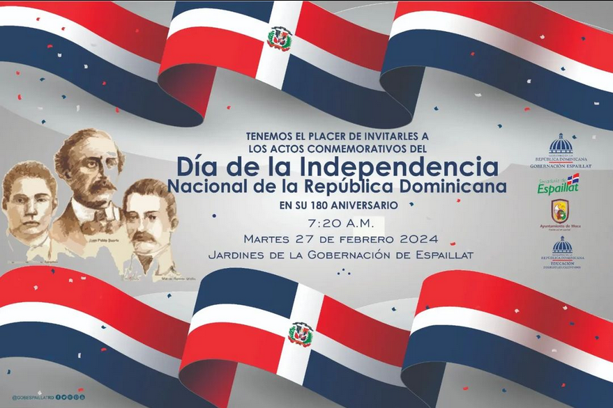¡Invitación a celebrar el 180 aniversario de la Independencia Nacional!