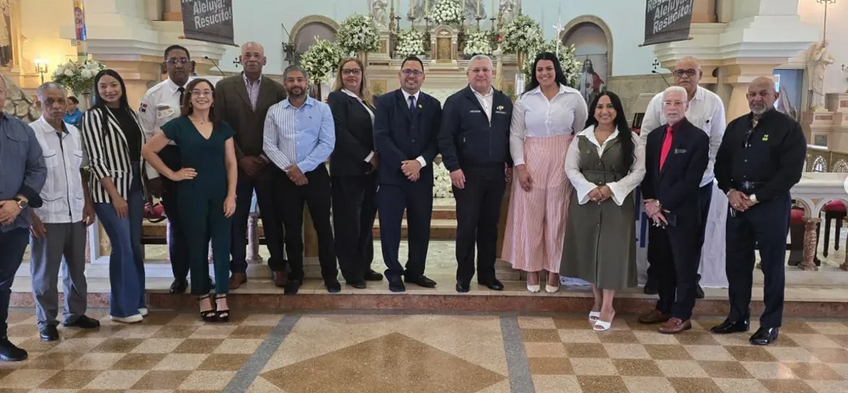 Periodistas de Espaillat celebran Eucaristía de Acción de Gracias en el Santuario Sagrado Corazón de Jesús